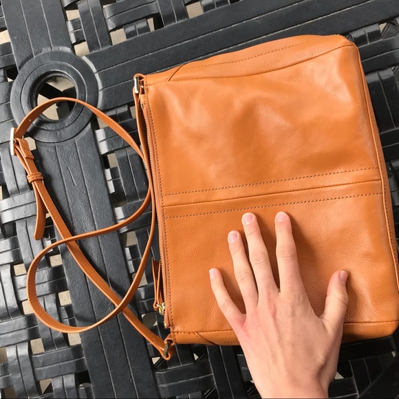 Camel toned genuine leather purse - Picture 5 of 9